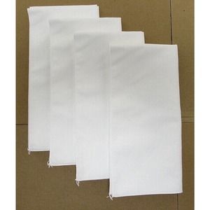 21" Square White Cloth 4-Pack Use for Dinner Napkins or Crafting - NEW - NWT